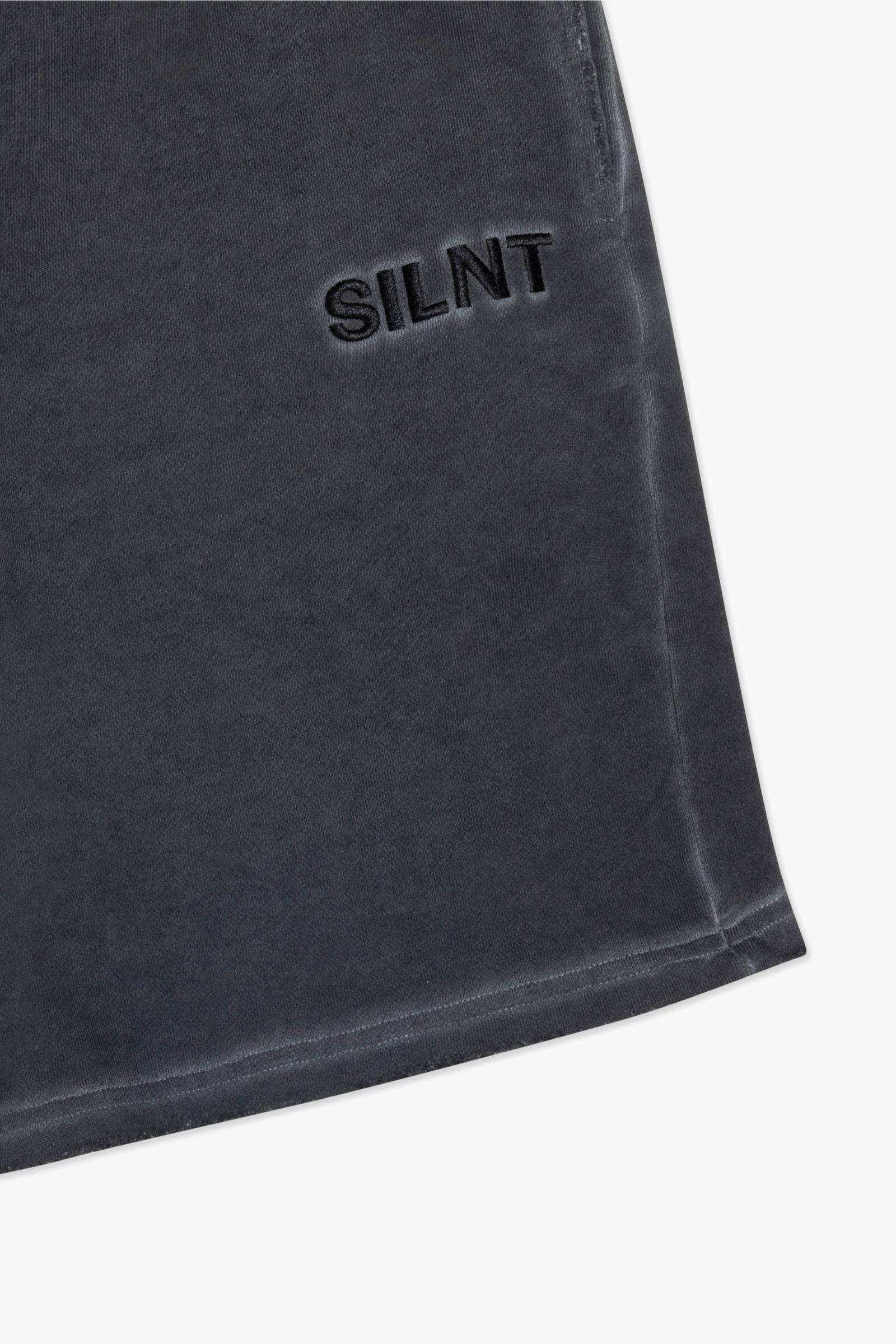 Silnt Chptrs Ripped Raw Shorts - Raw Hem Black