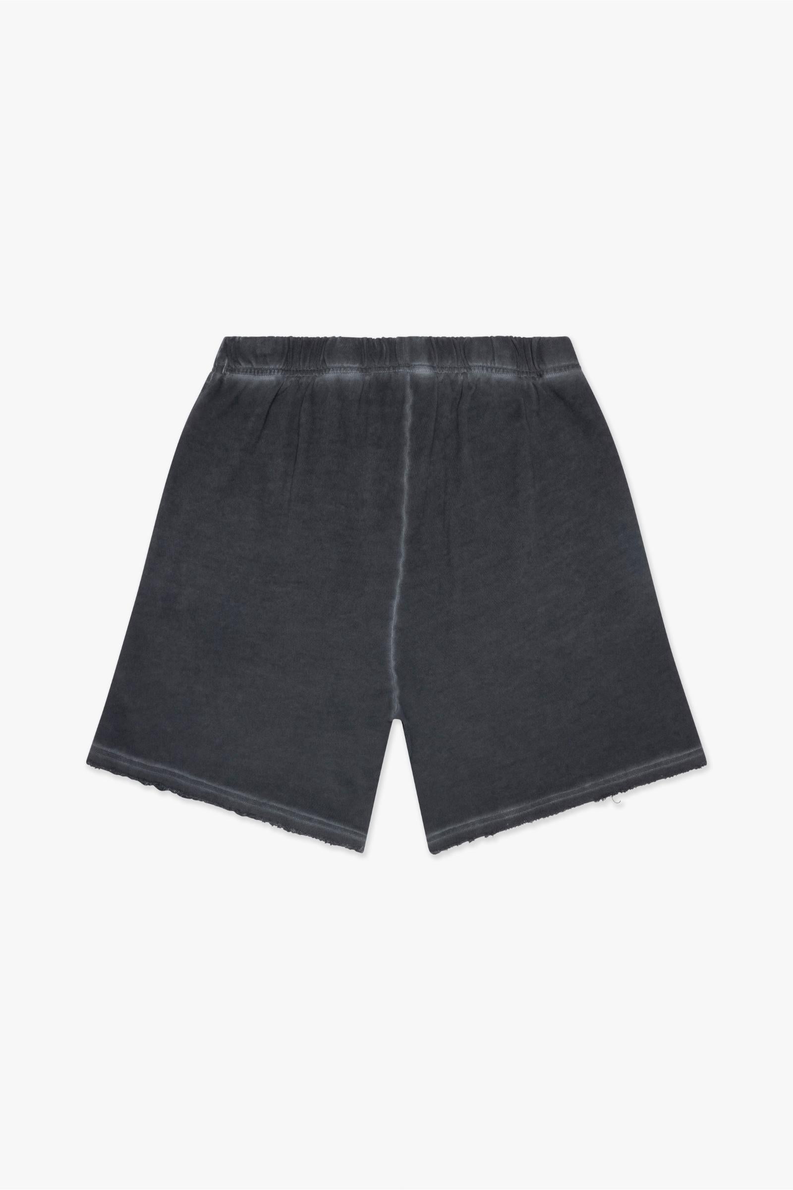 Silnt Chptrs Ripped Raw Shorts - Raw Hem Black