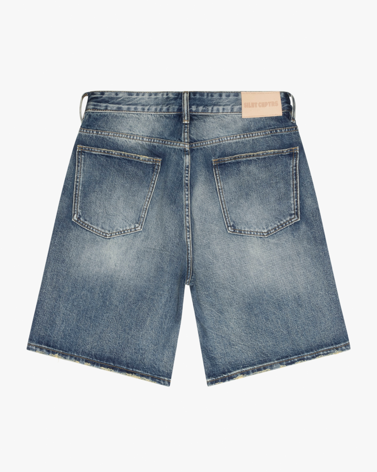 Silnt "Chptrs" Men's Shorts -Dark Blue Wash Shorts