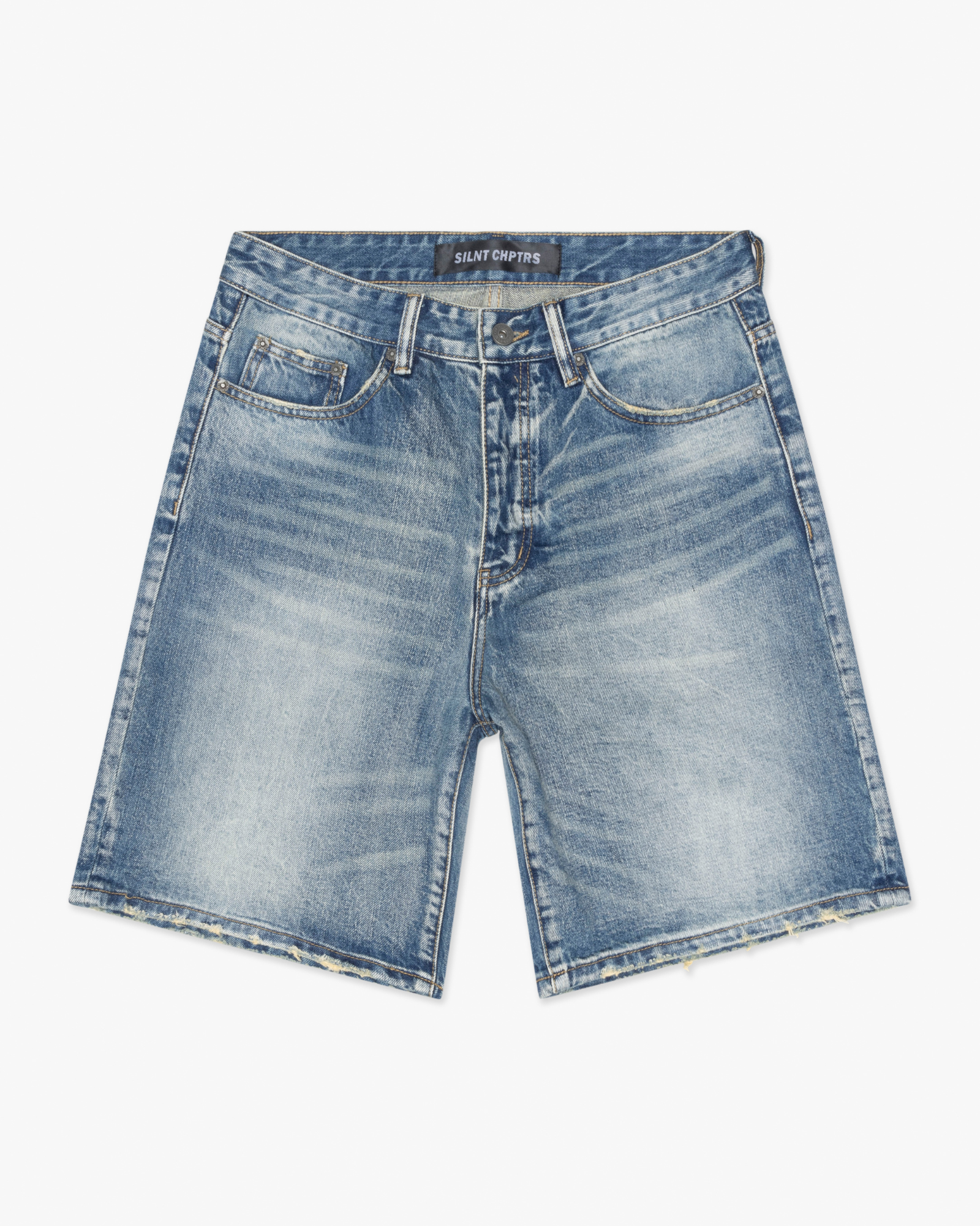 Silnt "Chptrs" Men's Shorts - Medium Blue Washed