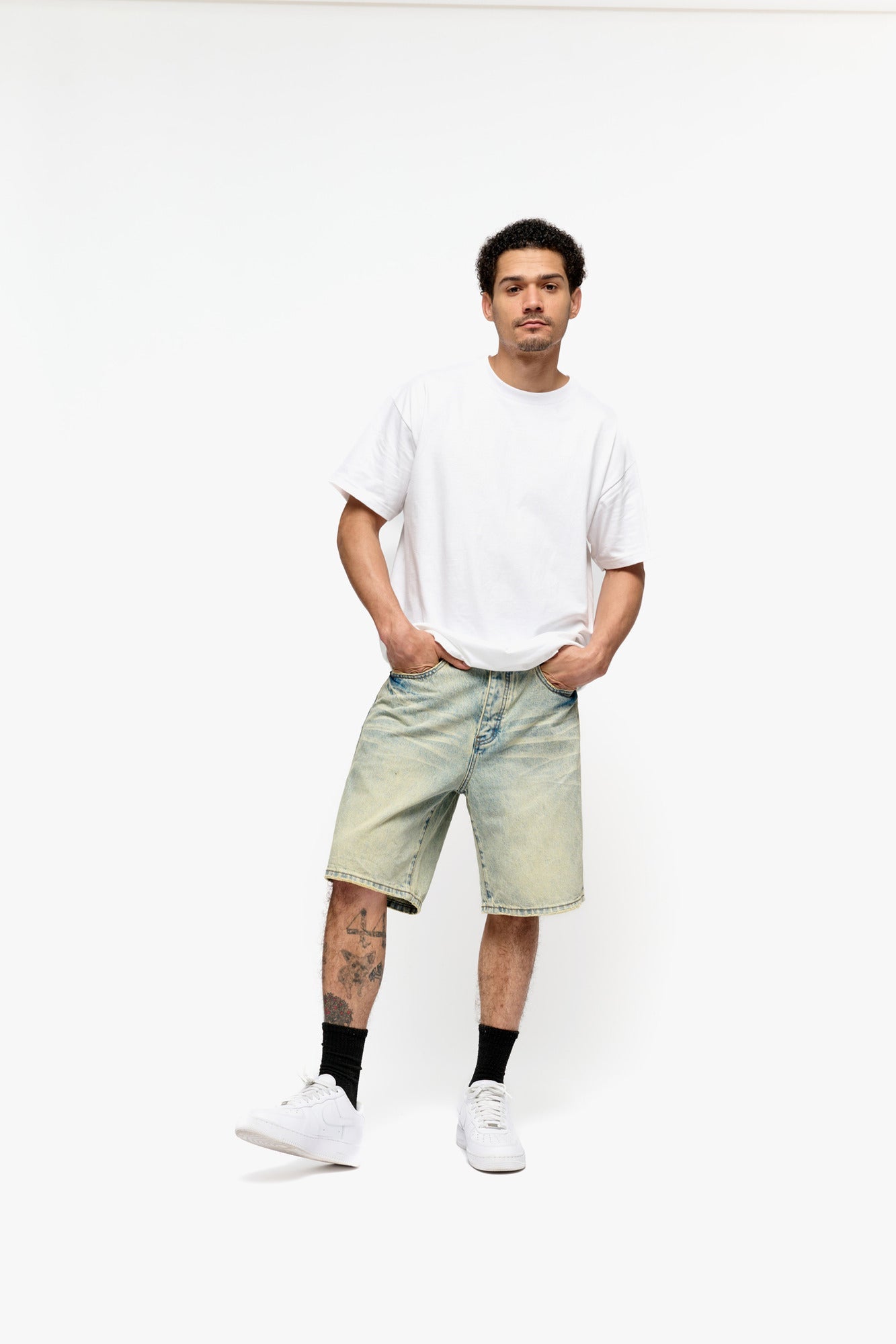 Silnt "Chptrs" Men's Shorts - Vintage Washed