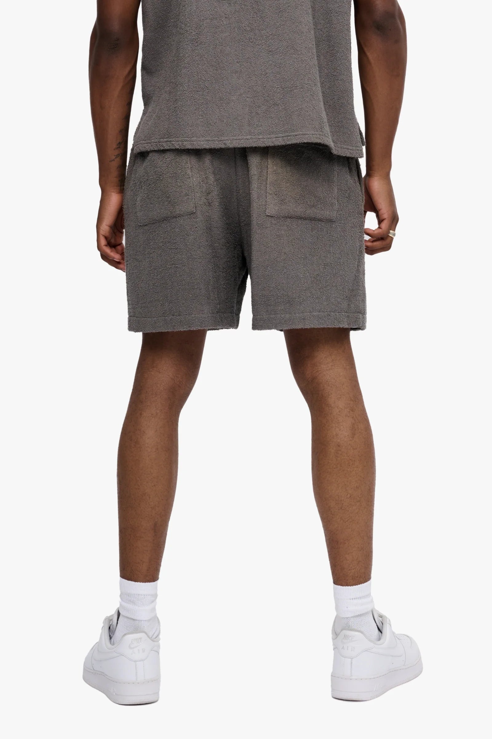 Silnt Chptrs Textured Shorts - Relaxed Fit