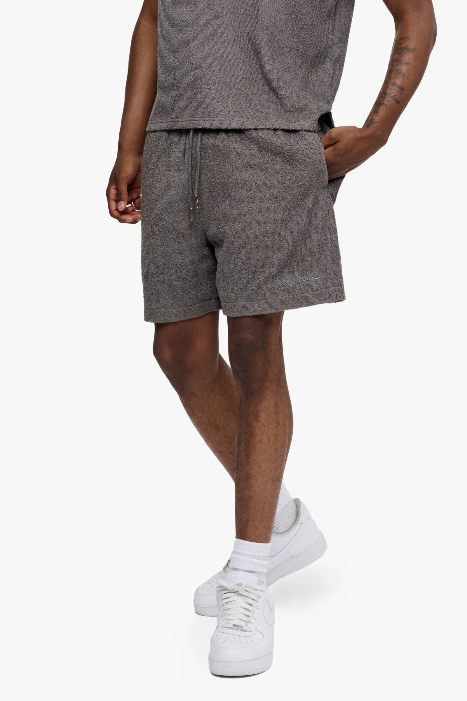 Silnt Chptrs Textured Shorts - Relaxed Fit