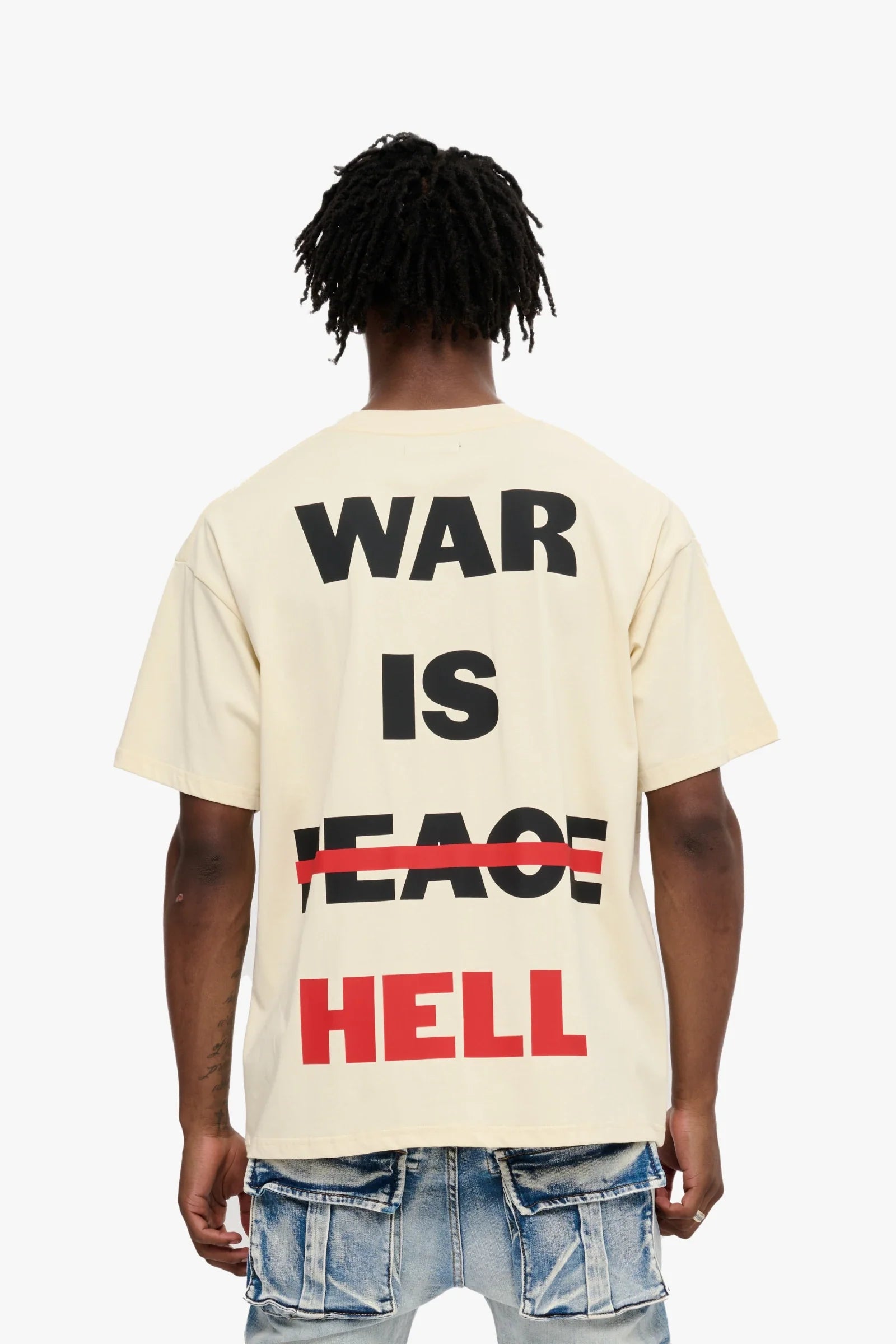 Silnt Chptrs War Cream Tee - Graphic