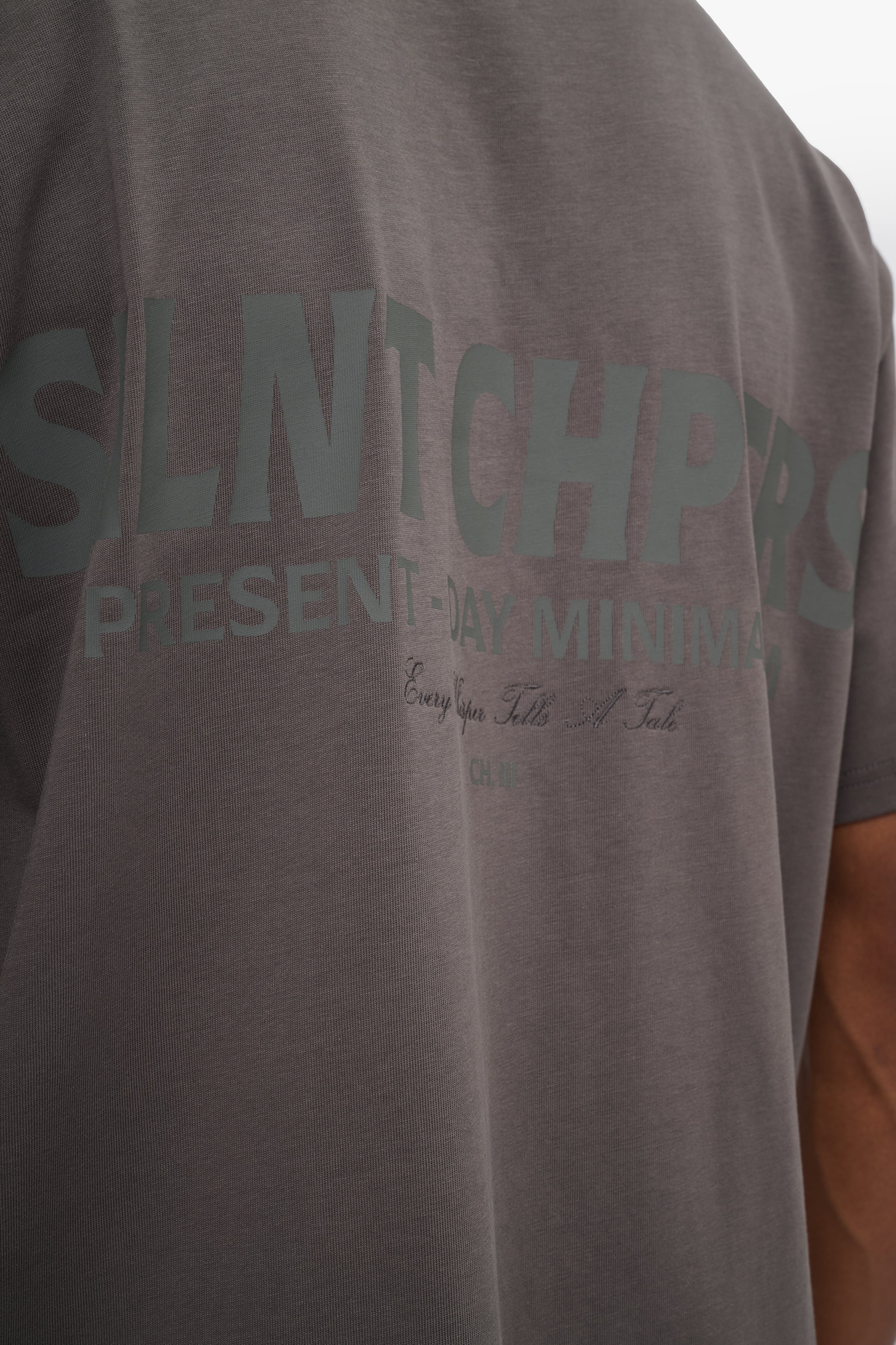 Silnt Chptrs Present Day Tee - Back Print