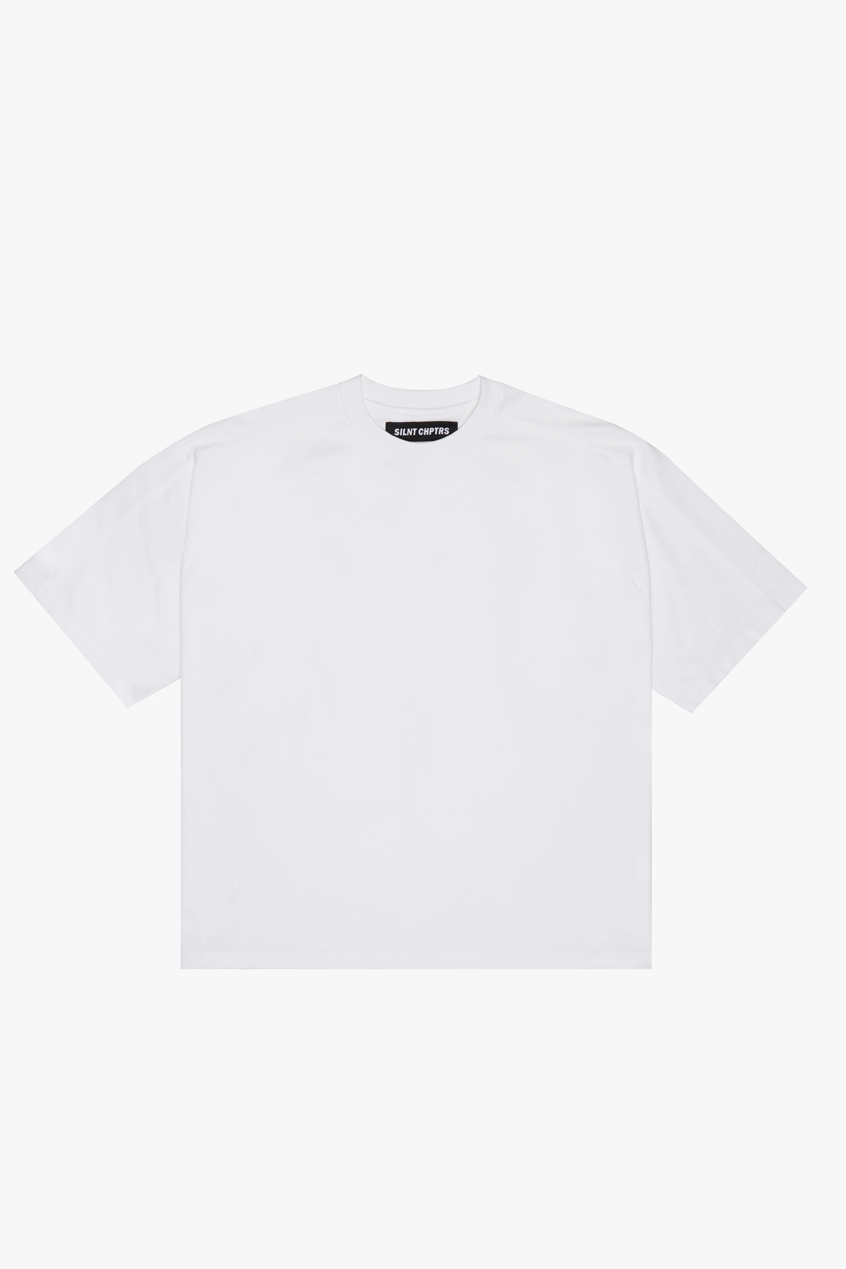 "POINT BLANK" OVERSIZED TEE WHITE