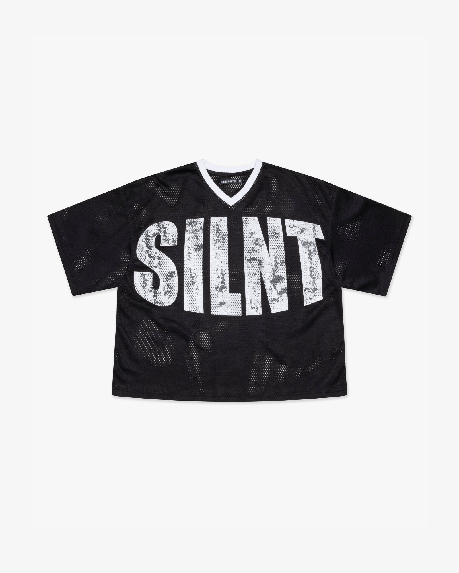 Silnt Chptrs Touchdown Tee - Distressed Graphic Black