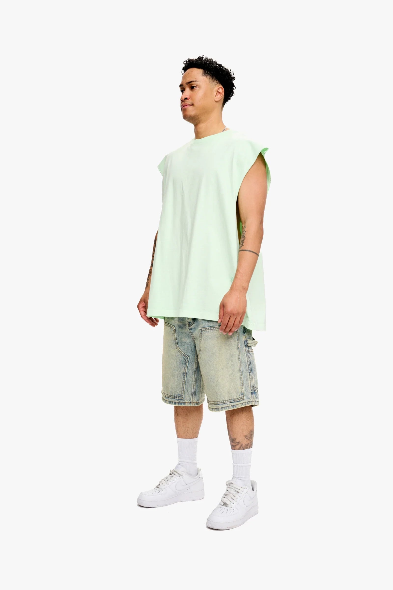 Silnt Chptrs Raw T-Shirt - Sleeveless