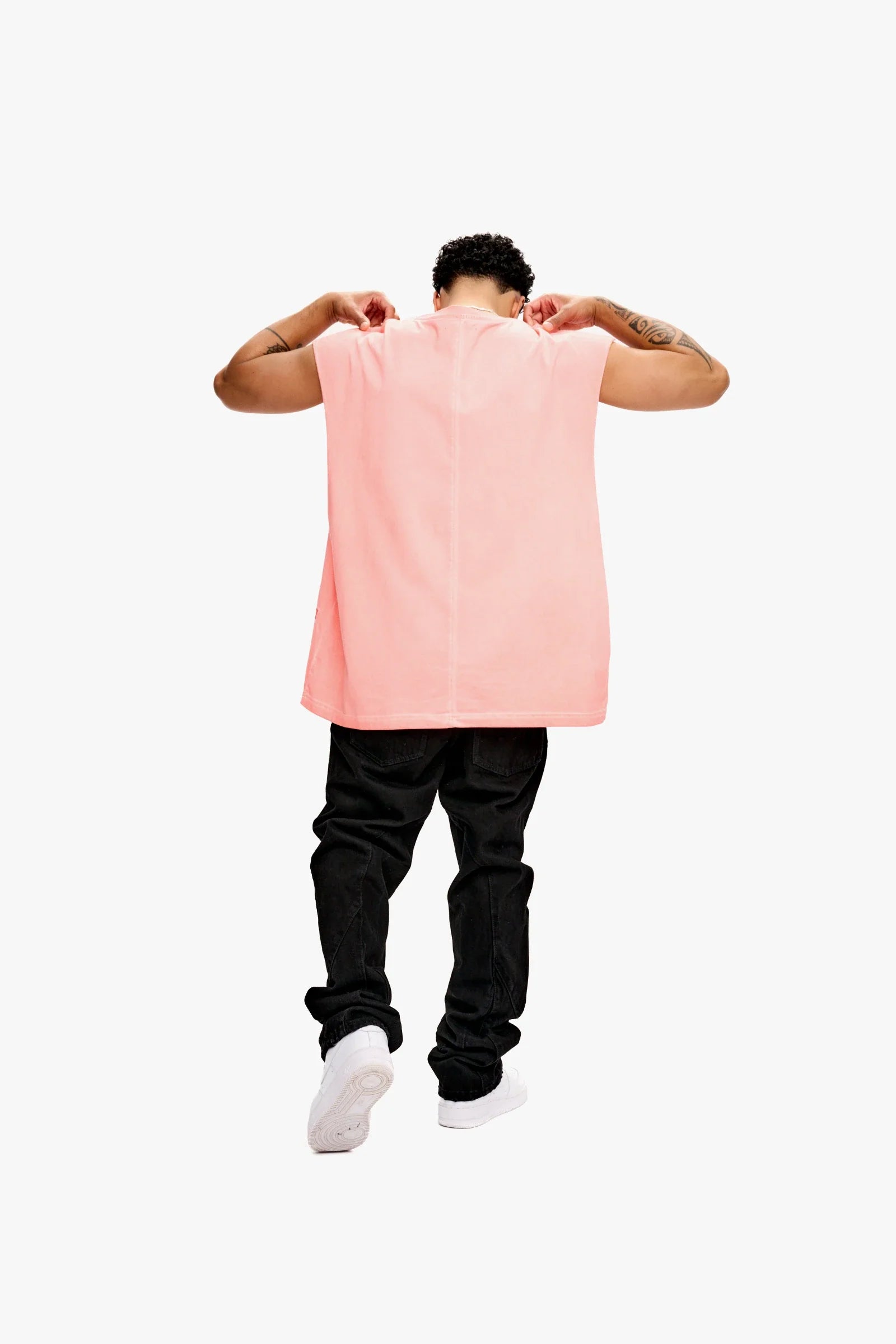 Silnt Chptrs Raw Edge Tee - Oversized
