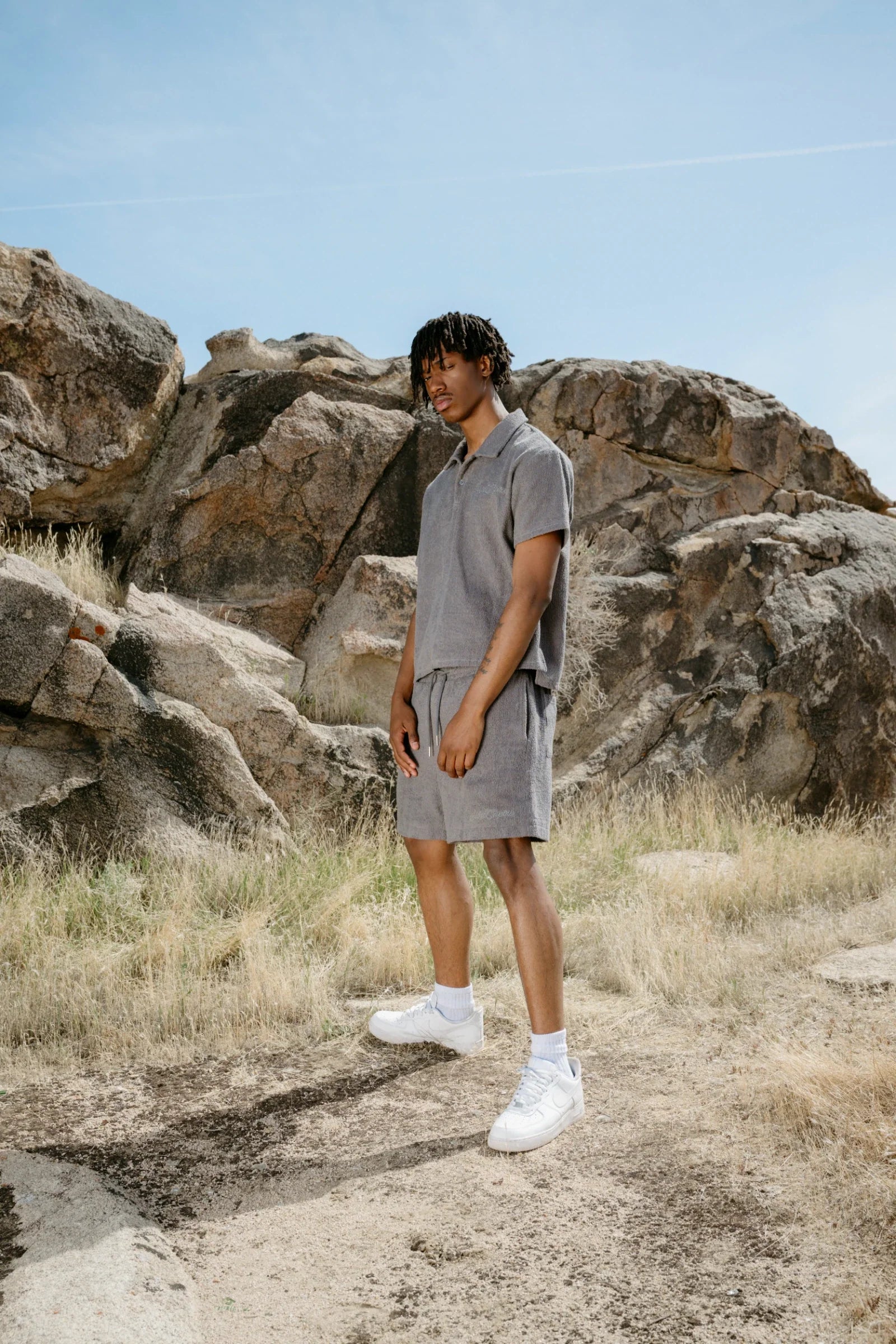 Silnt Chptrs Terry Polo Shirt - Embroidered