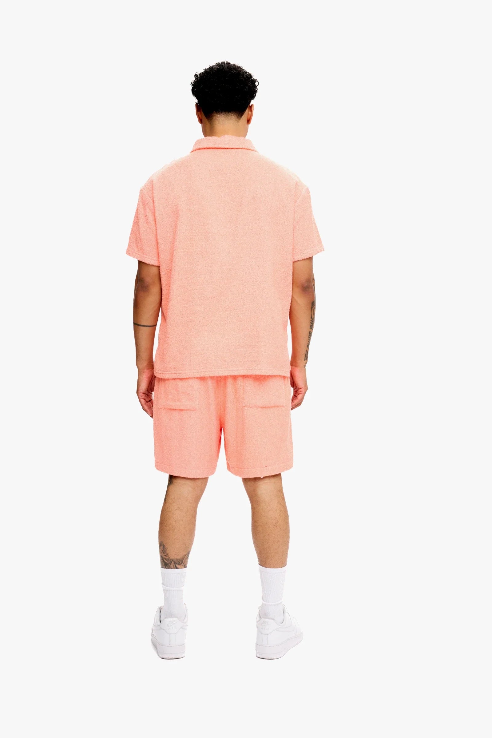 Silnt Chptrs Embroidered Shorts - Terry Fabric