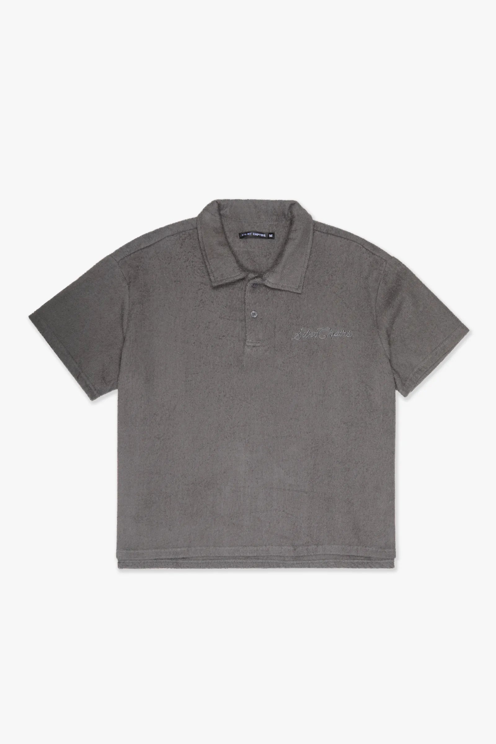 Silnt Chptrs Terry Polo Shirt - Embroidered