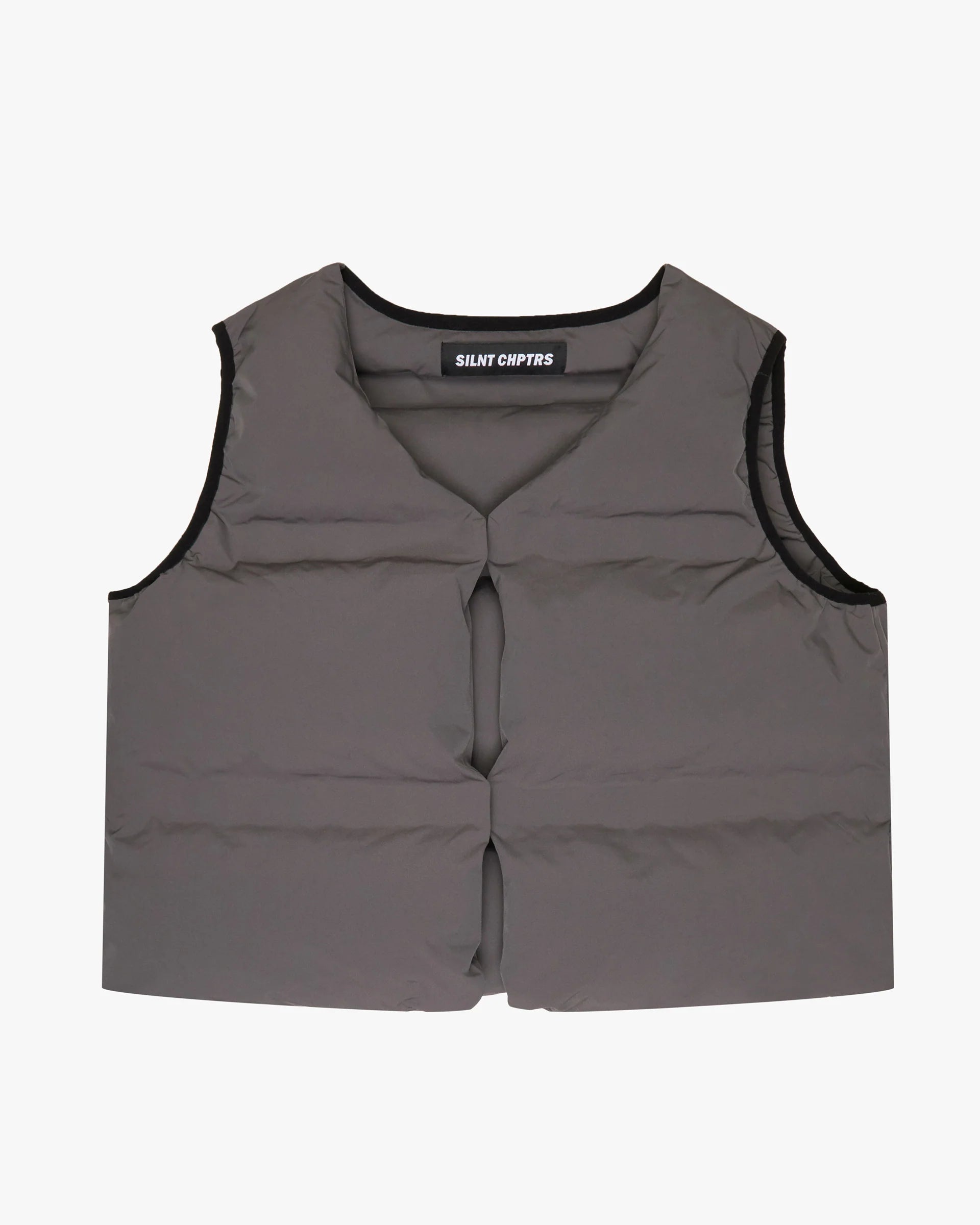 "TROPHIES" PUFFER VEST GREY