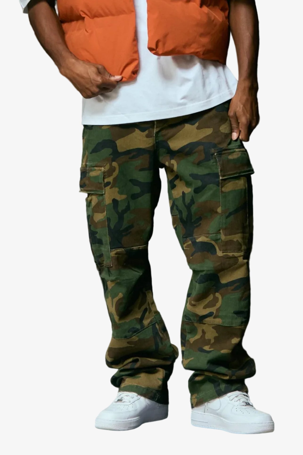 Silnt Chptrs Camo Cargo Pants - Relaxed Fit