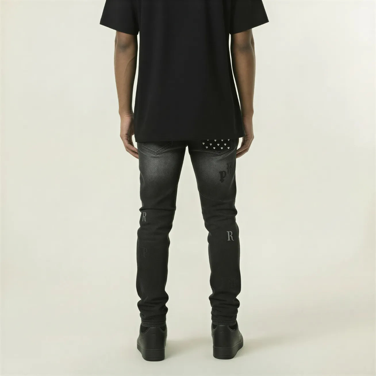 Red Poppy Jeans - Black Wash