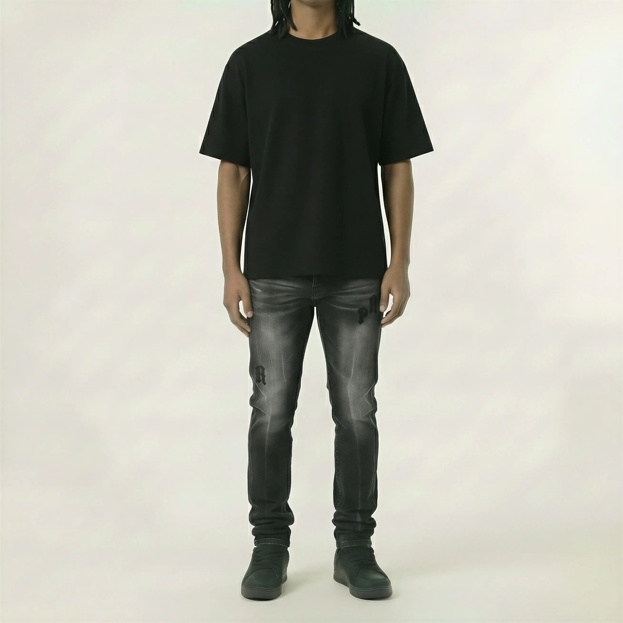 Red Poppy Jeans - Black Wash