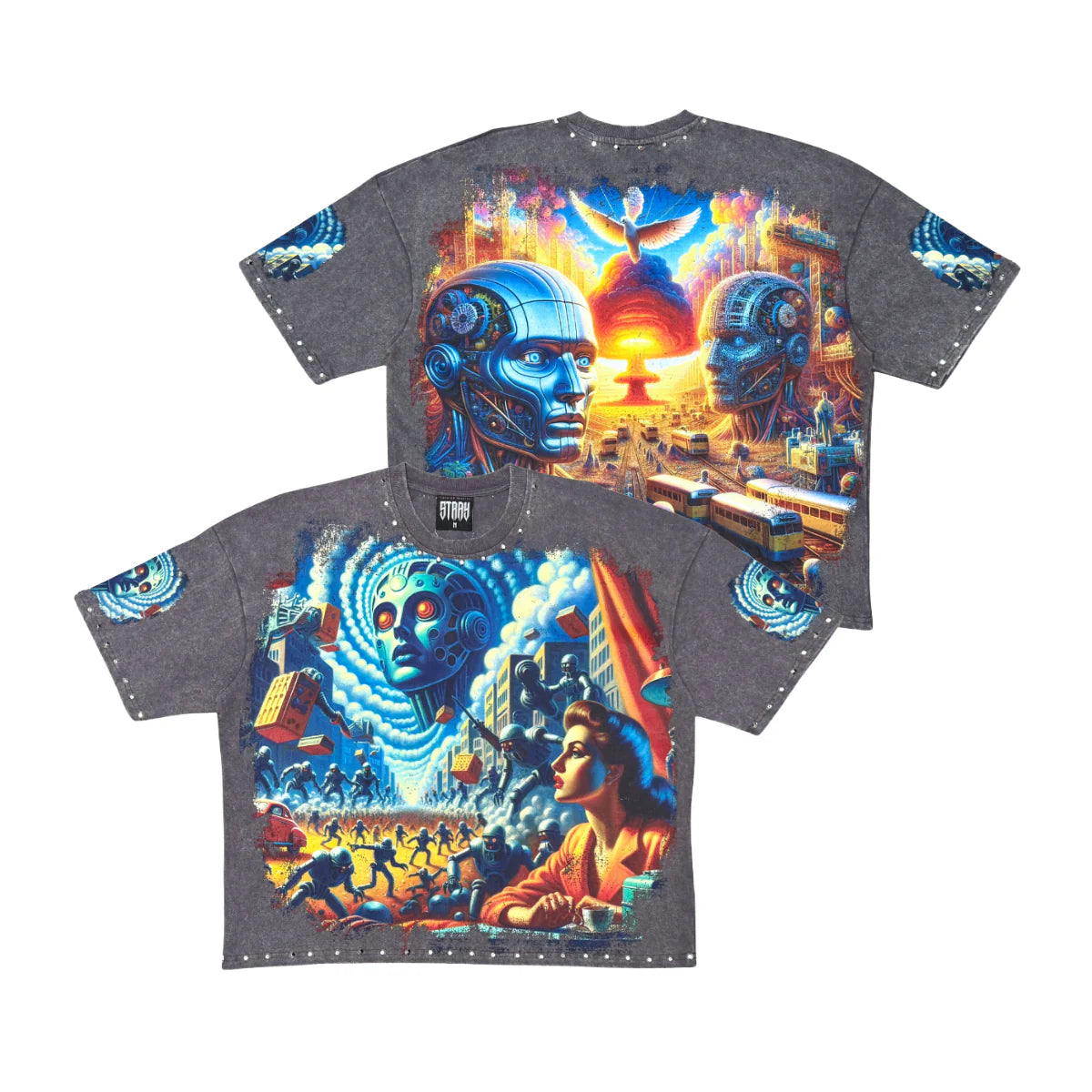 Stray New Age T-Shirt - Gray