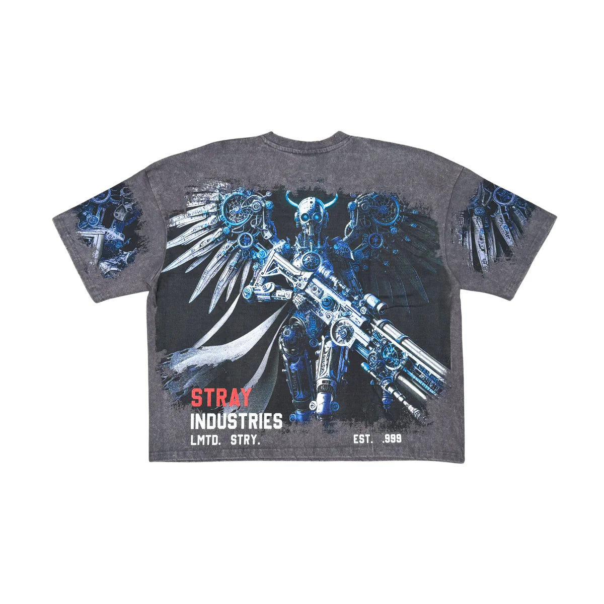 Stray Cyborg Angel T-Shirt - Graphic Print