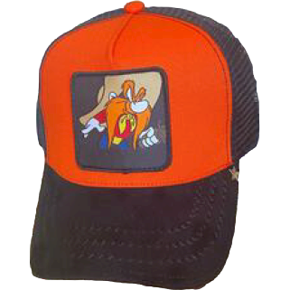 Gold Star Yosemite Sam Frontier Trucker Hat - Orange