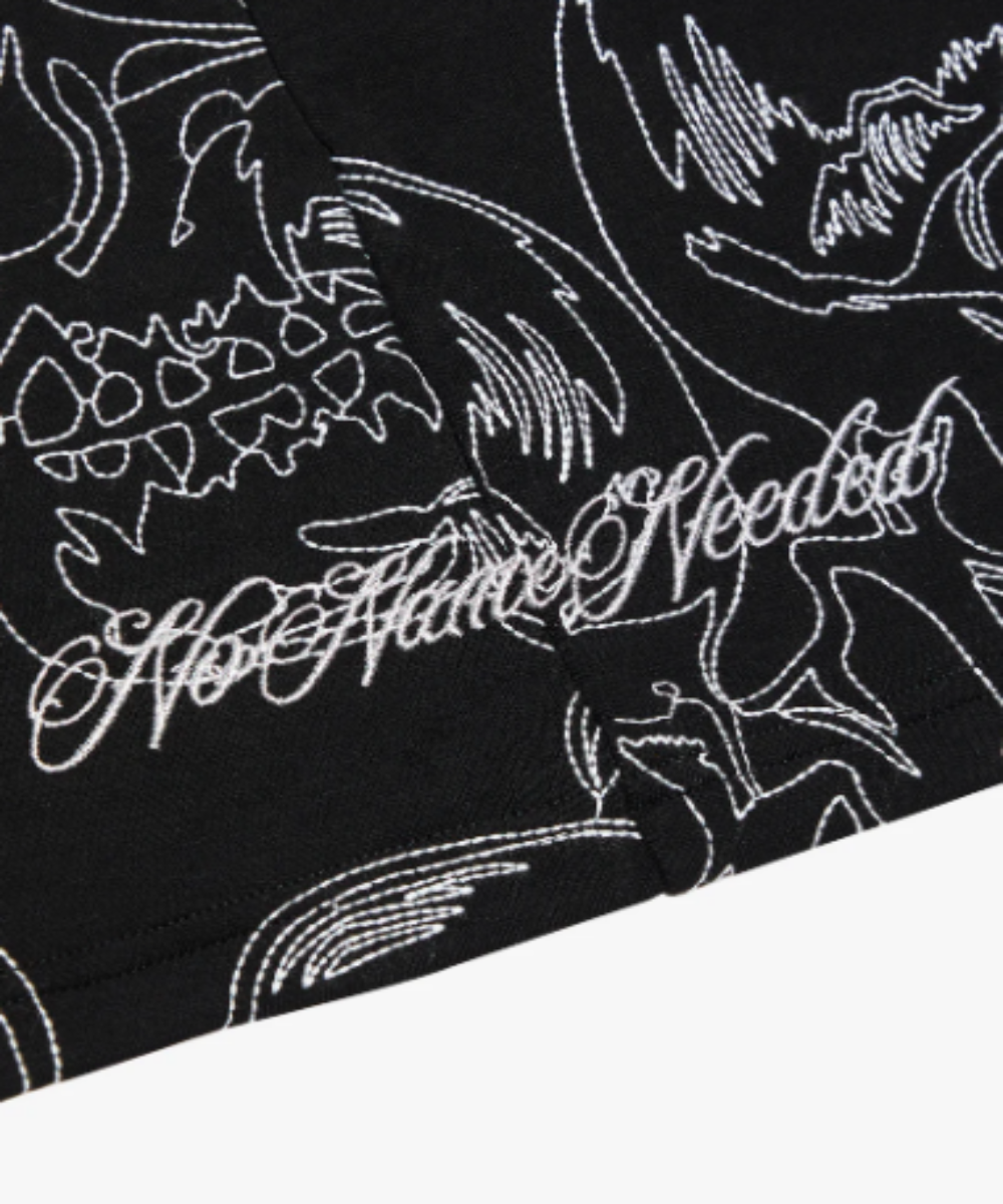 NNN "SKULLED" OVERSIZED TEE