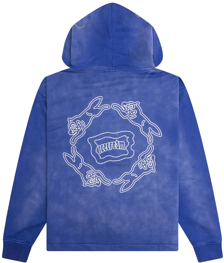 Ice Cream Rotation Hoodie - Blue