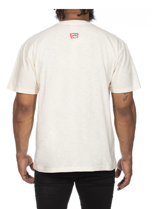 Ice Cream Dog Wood Knit Tee T-Shirt - Graphic Print