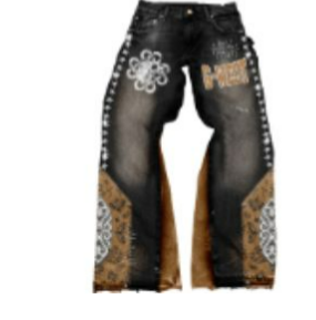 G-West Men's Black Jeans