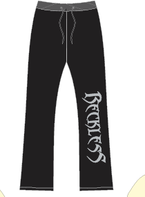 Focus Reckless Stud Jogger Pants - Graphic Text