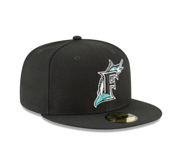 New Era Marlins Youth Hat - Wool