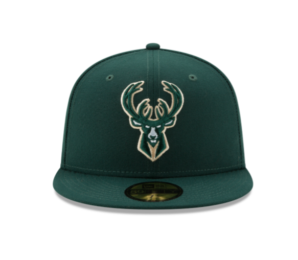 Green cap with a logo on a white background