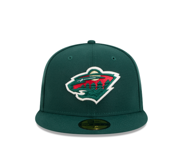 Minnesota Wild NHL New Era Men's Forest Green 59Fifty Core Fitted Hat