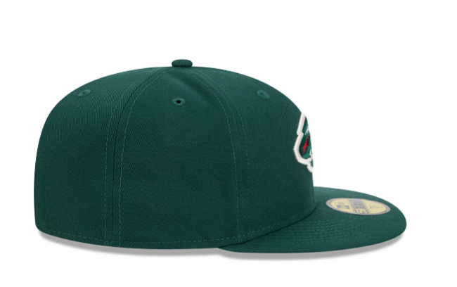 Minnesota Wild NHL New Era Men's Forest Green 59Fifty Core Fitted Hat