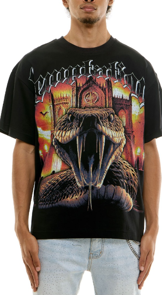 KDNK Temptation Graphic T-Shirt – Black