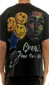 KDNK Your Own World T-Shirt – Graphic Skull Tee