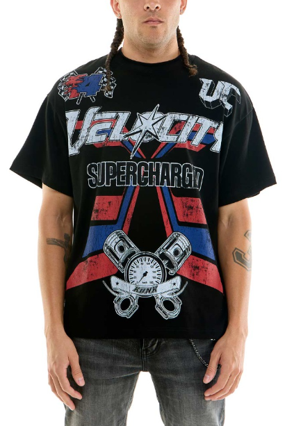 Kdnk Velocity T-Shirt - Graphic Black