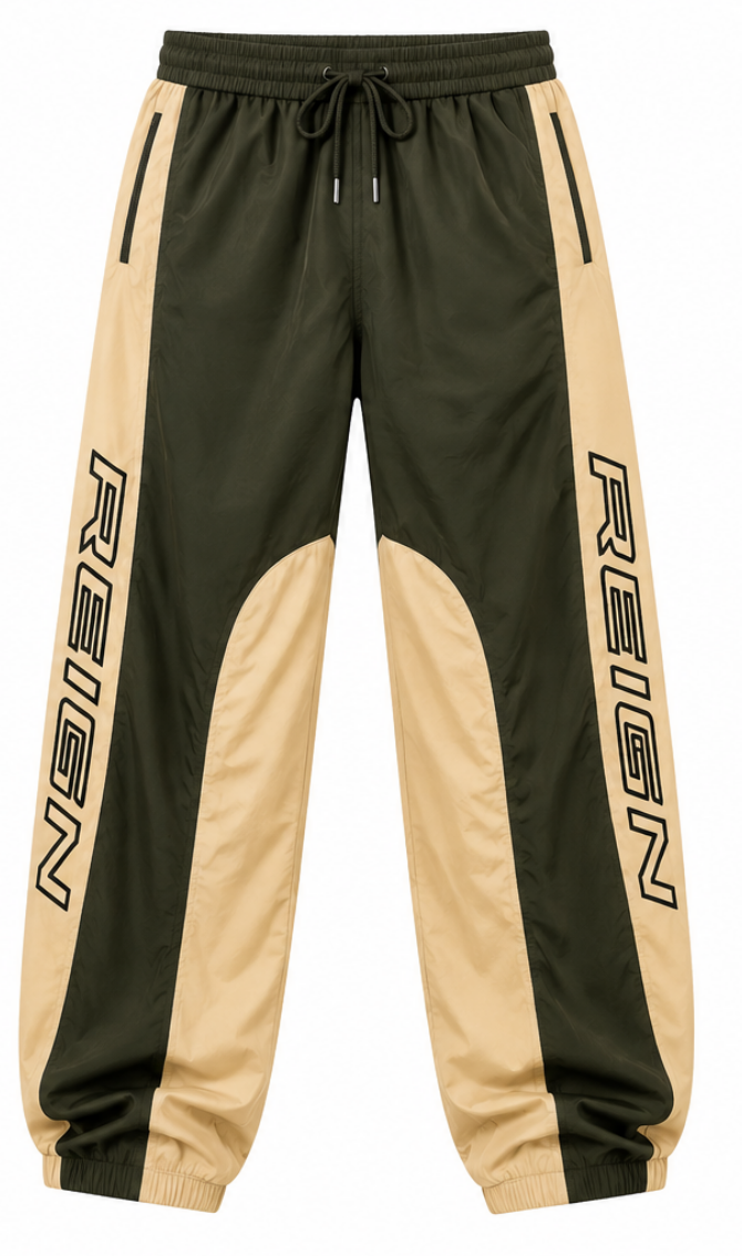SACRE REIGN Reign Multi Panel Nylon Pants