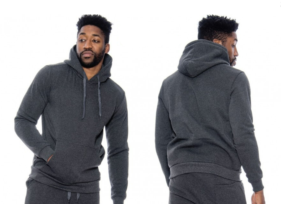 GL-12 MEN'S FLEECE PULLOVER HOODY