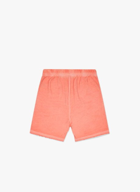 Silnt Chptrs Ripped Logo Shorts - Raw Hem Navy
