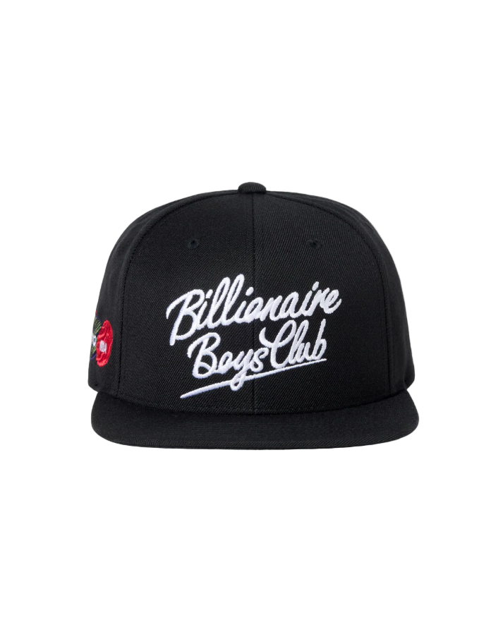 Billionaire Boys Club Bb Script Snapback Men's Hat - Black