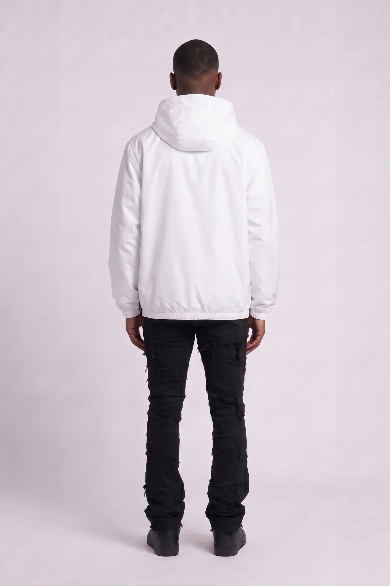 6TH NBRHD Sleek Relaxed Nylon Jacket