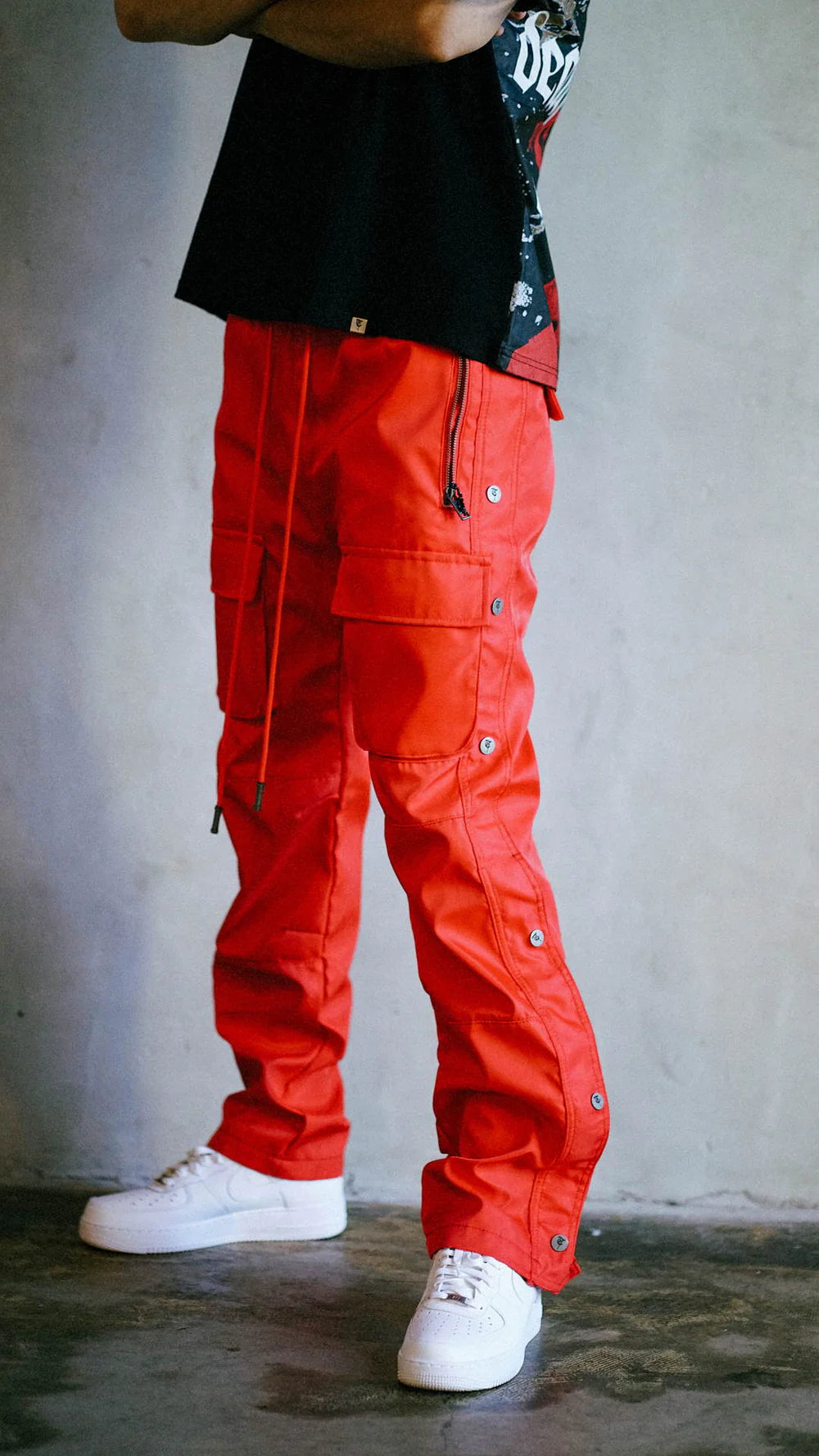 Al-Hudaydah Cargo Pants - Red