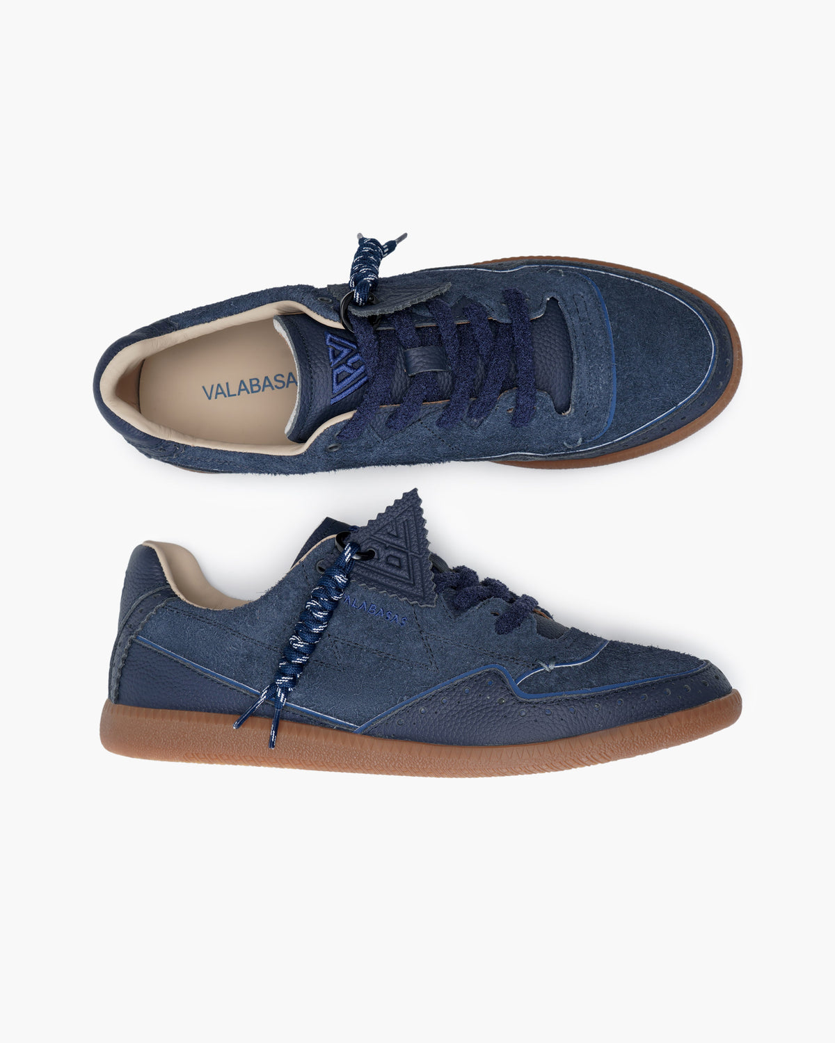 Valabasas Abel Sneakers - Braided Lace Navy