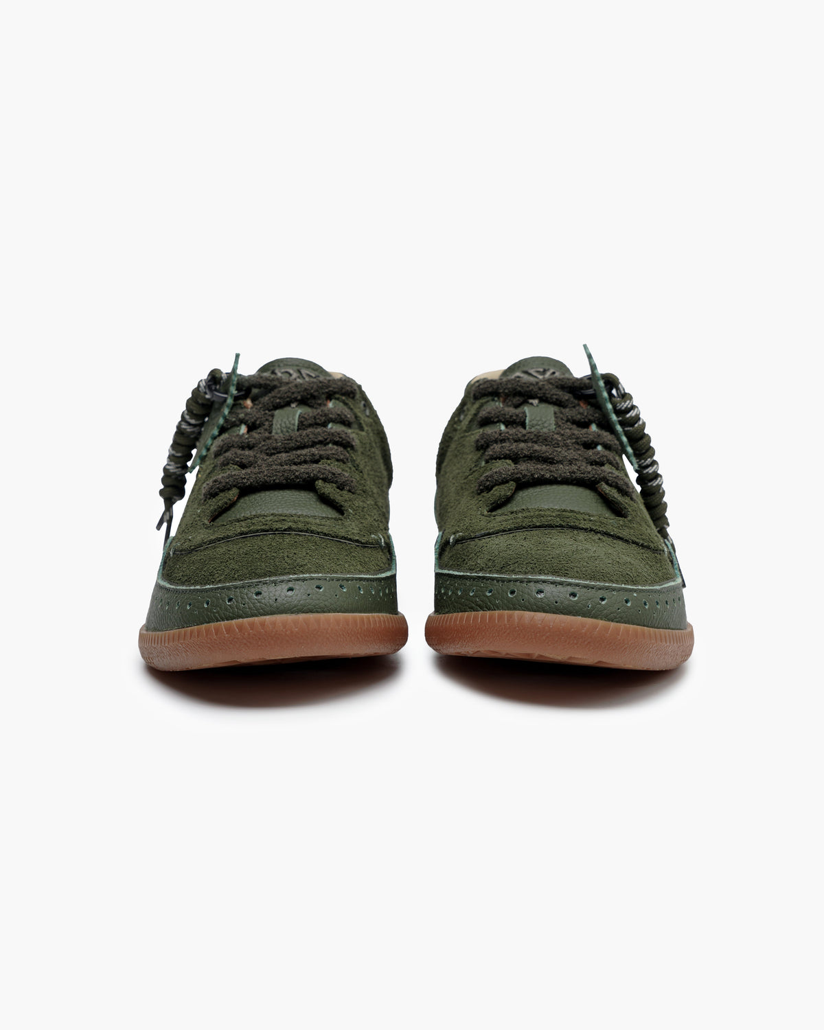 Valabasas Abel Sneakers - Braided Laces Hunter Green