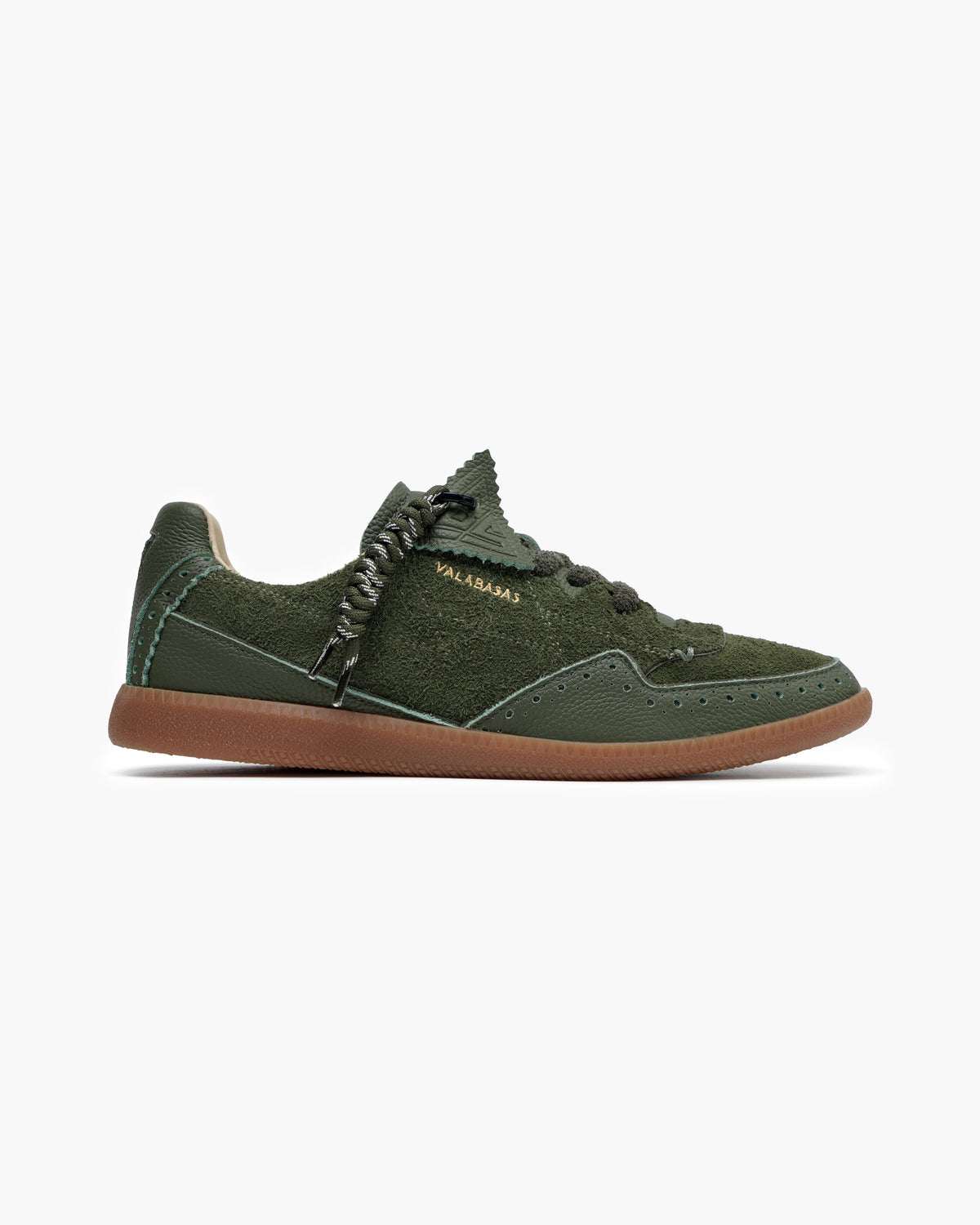 Valabasas Abel Sneakers - Braided Laces Hunter Green