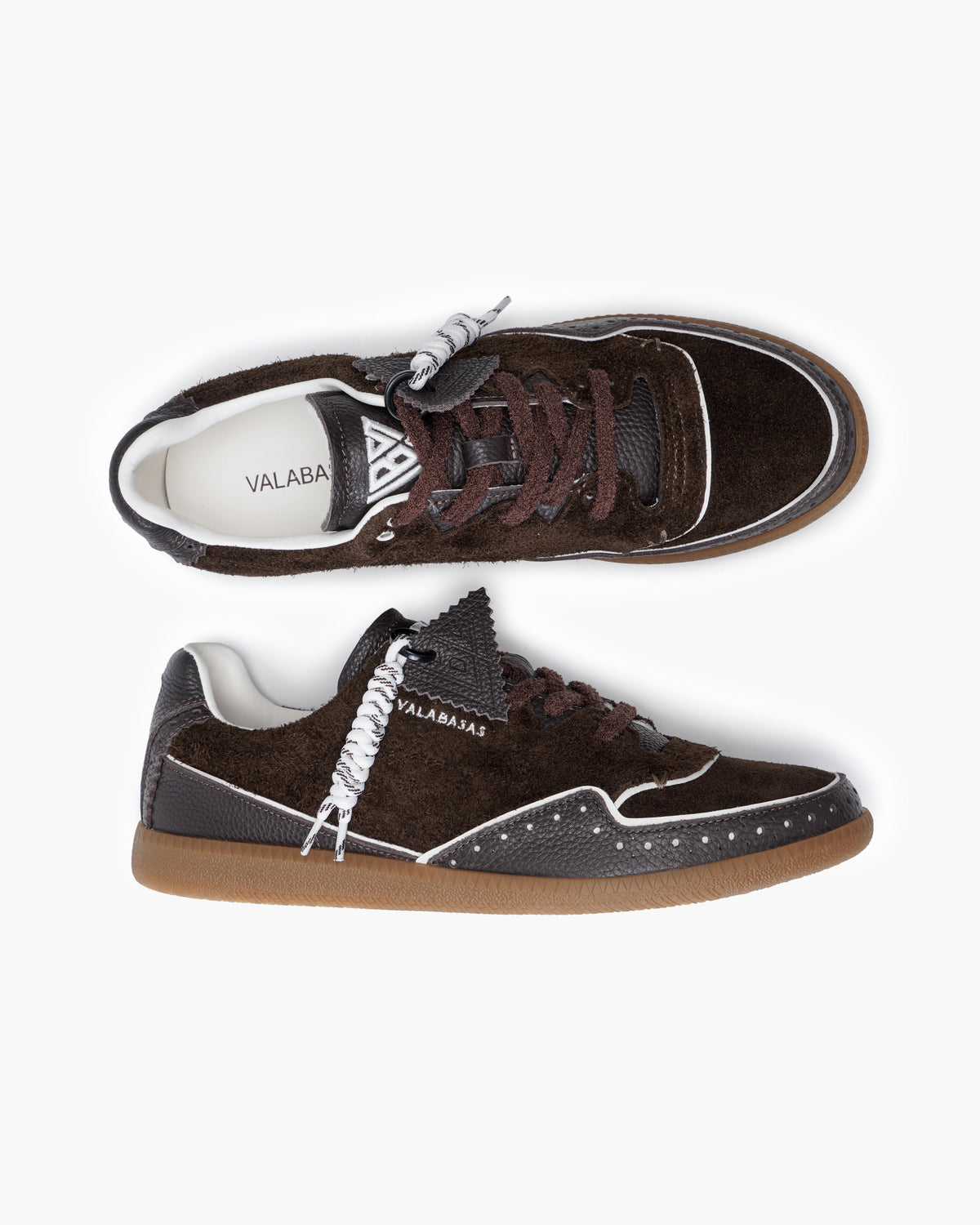 Valabasas Braided Sneakers - Perforated Earth/Creme