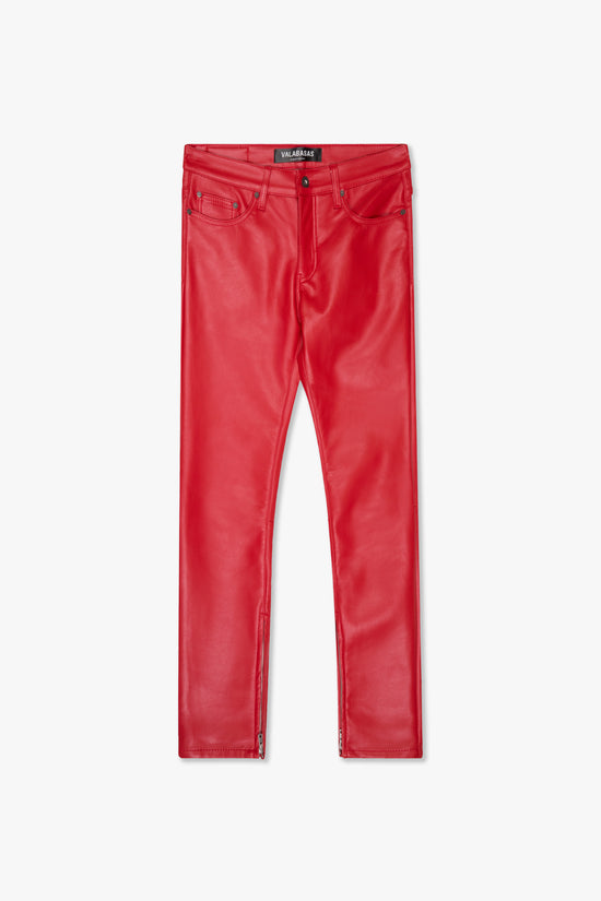 "JEDI" SKINNY/STACKED FLARE RED