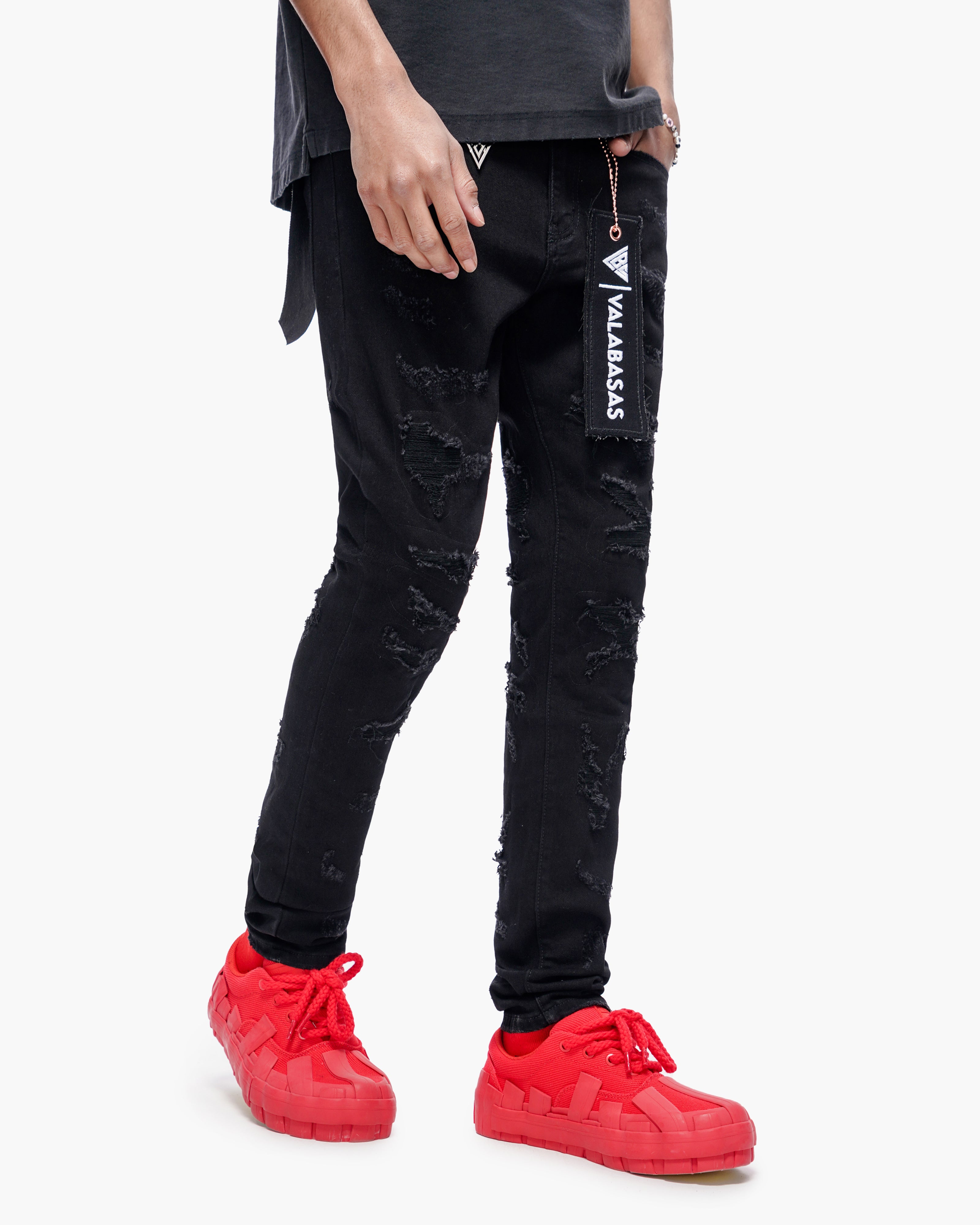 Valabasas Edge Jet Skinny Jeans