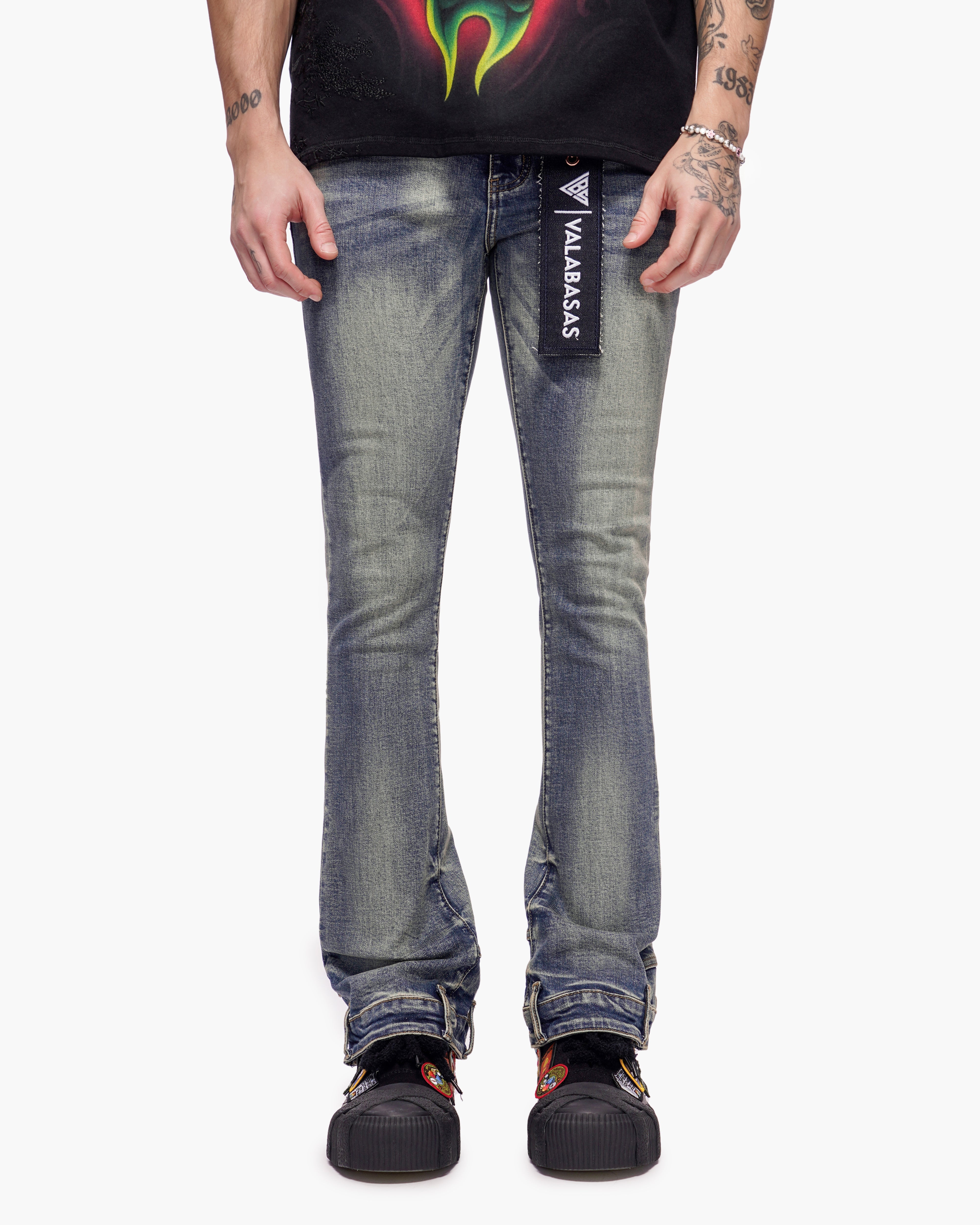 Valabasas Stone Jeans - Stacked