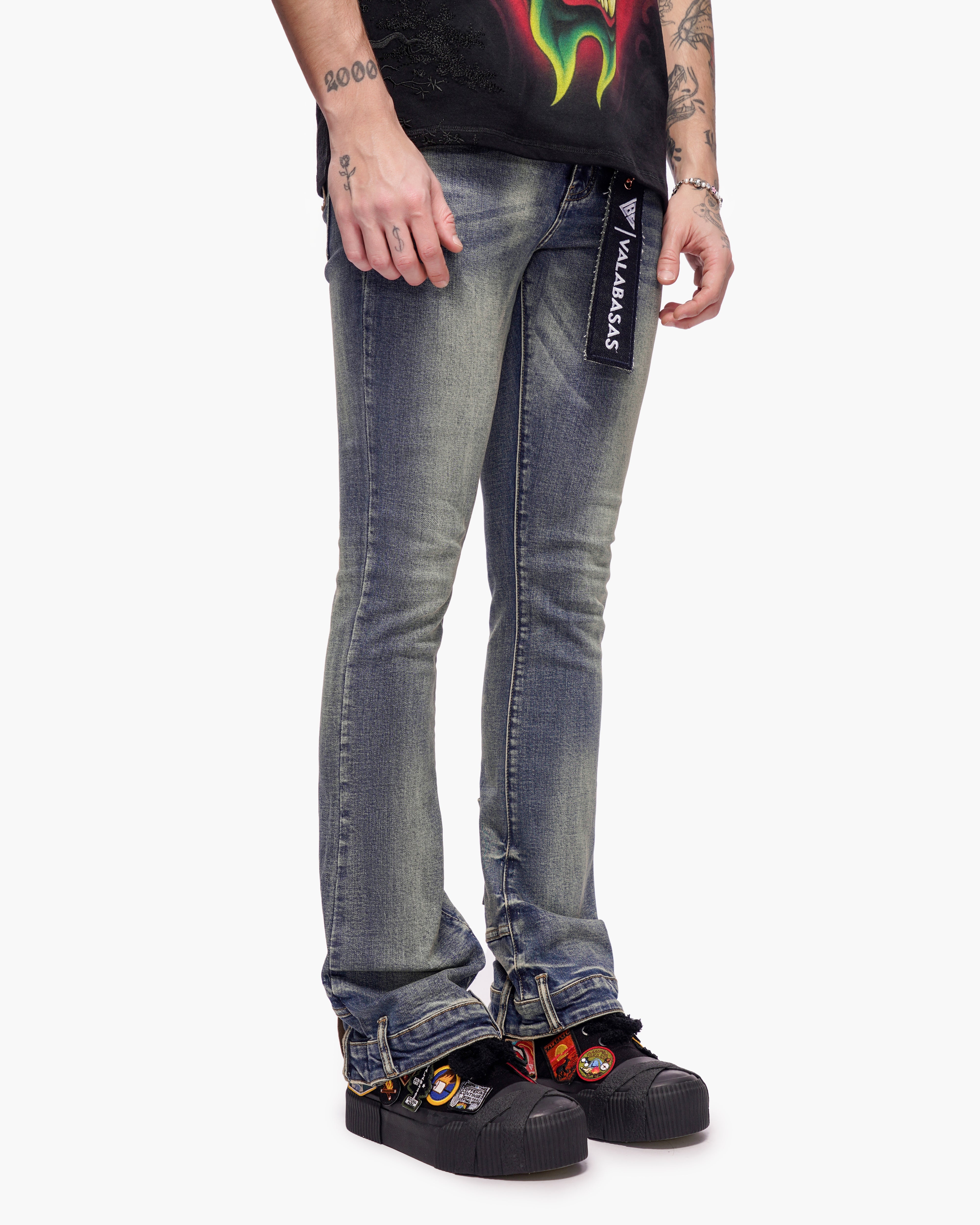 Valabasas Stone Jeans - Stacked