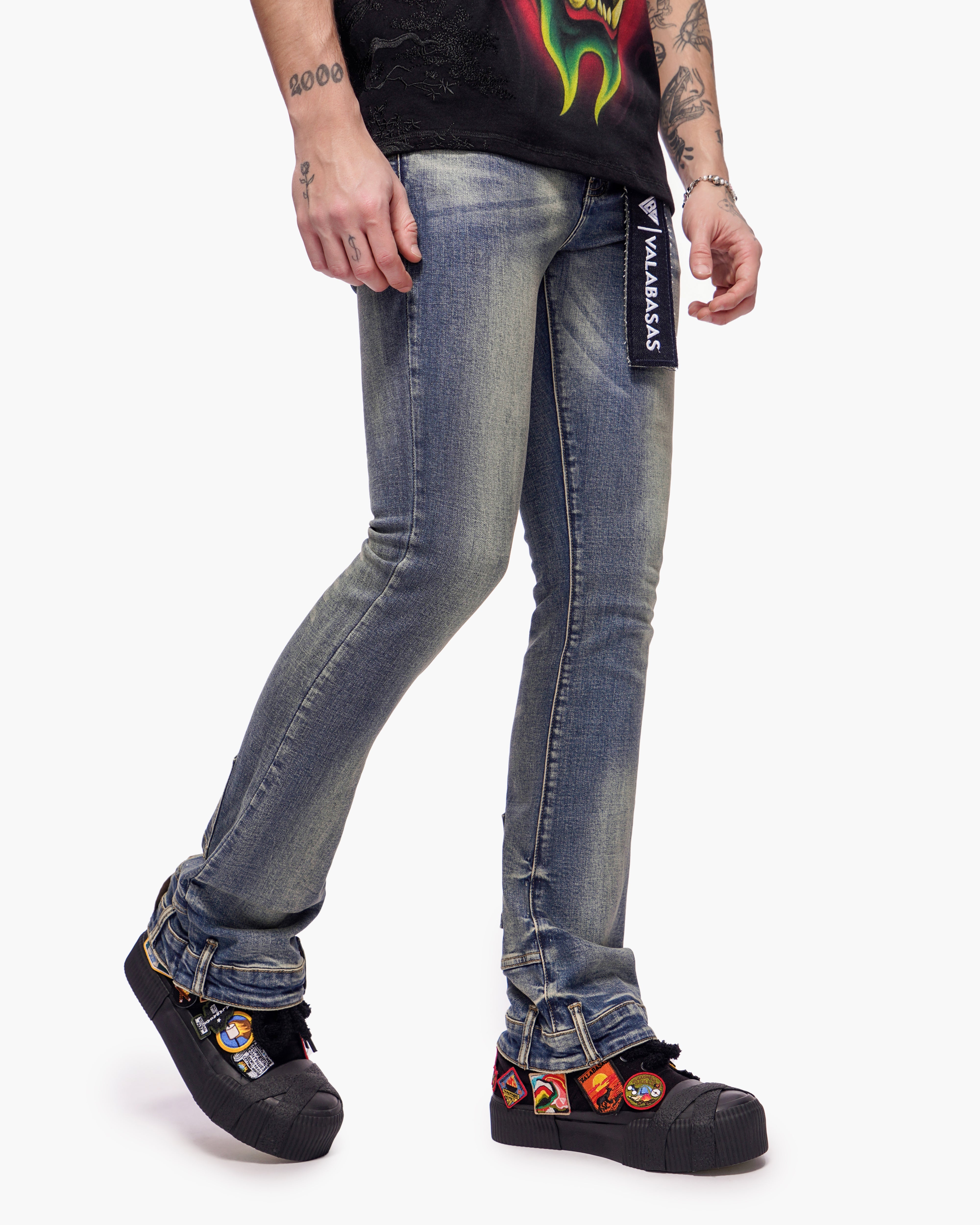 Valabasas Stone Jeans - Stacked